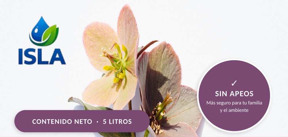 Etiqueta ISLA Essenza, aromatizante textil premium