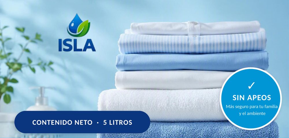 Etiqueta Jabón Líquido para Ropa ISLA